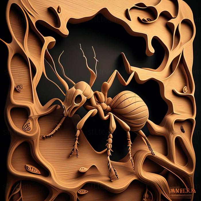 3D модель Pheidole alacris (STL)